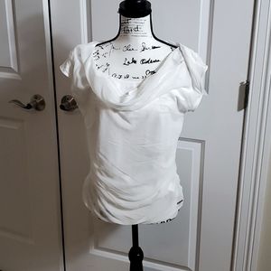 white Calvin Klein t-shirt